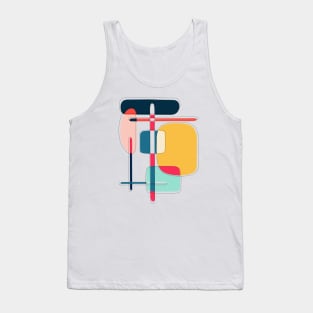 Minimalist Abstract Shapes Art VII Tank Top